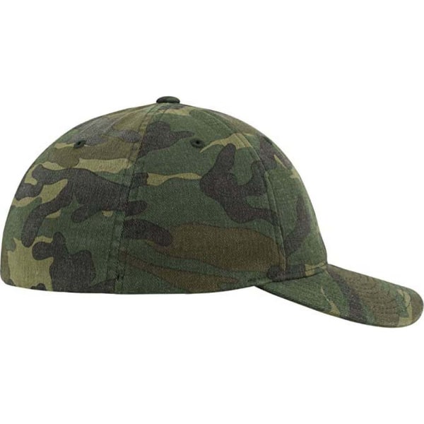 Flexfit Garment Washed Camo Baseball Cap (Pack med 2) L/XL Grön Green Camo L/XL