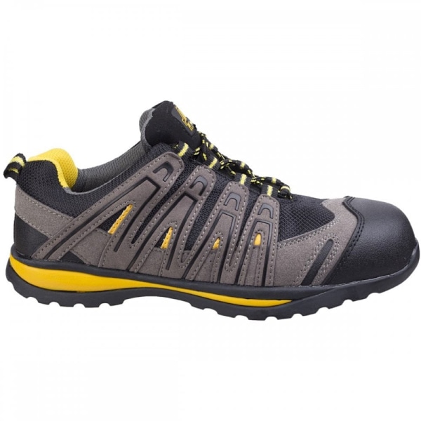 Amblers Safety FS42C Säkerhetssko / Herrskor 6 UK Svart/Grå Black/Grey/Yellow 6 UK