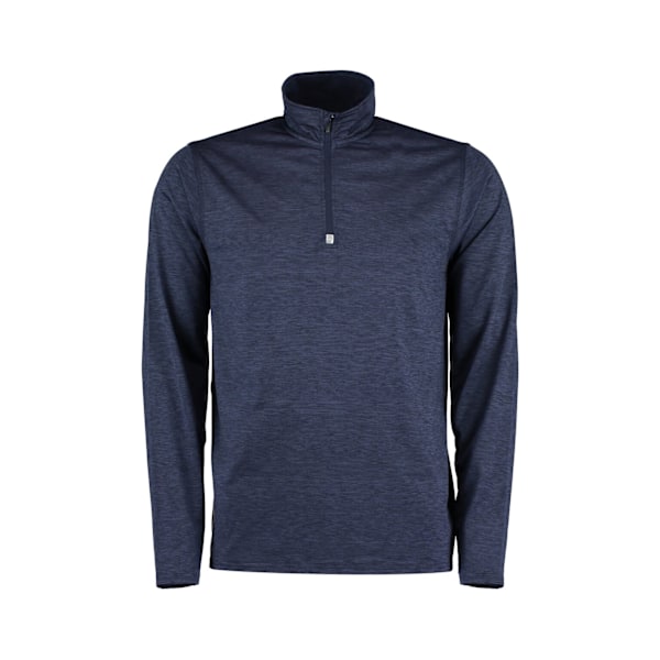 Rhino Mens Hyper Mid Layer Zip Skin Performance Top XS Navy Hea Navy Heather XS