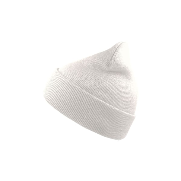 Atlantis Wind Dubbelskiktsmössa Med Uppvikning One Size Vit White One Size