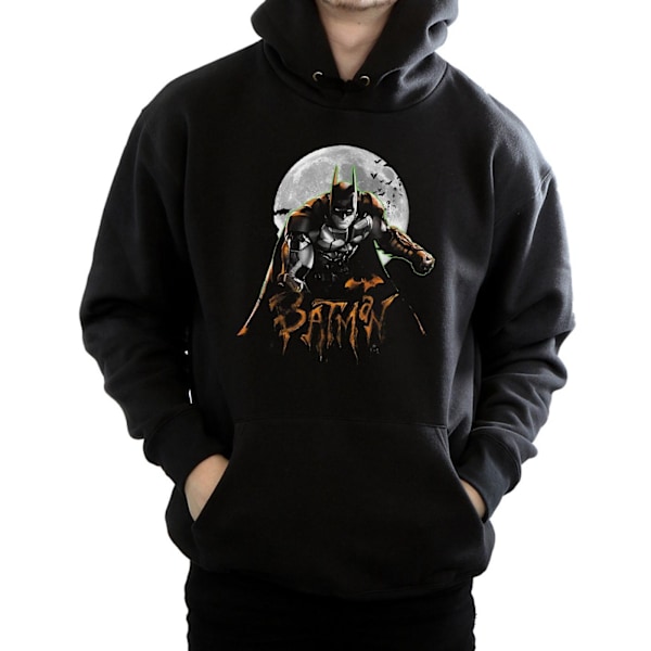 DC Comics Herr Batman Arkham Knight Halloween Moon Hoodie XXL B Black XXL