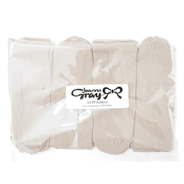 Joanna Gray Dam/Dam Anklets (10 Par) En Storlek Chiffon Chiffon One Size