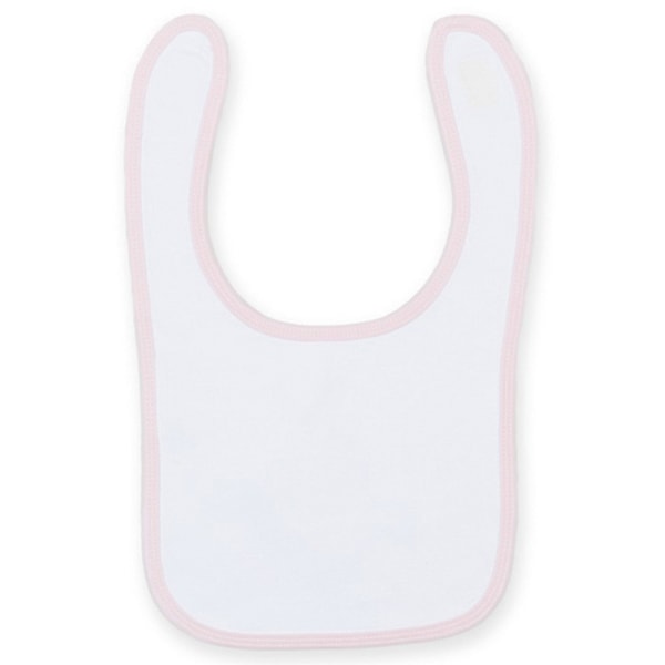 Larkwood Haklapp för Småbarn En Storlek Vit/Ljusrosa White/Pale Pink One Size