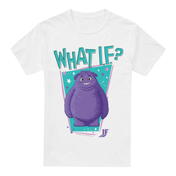 IF Herr What If Blå Stjärnor T-Shirt XL Vit White XL