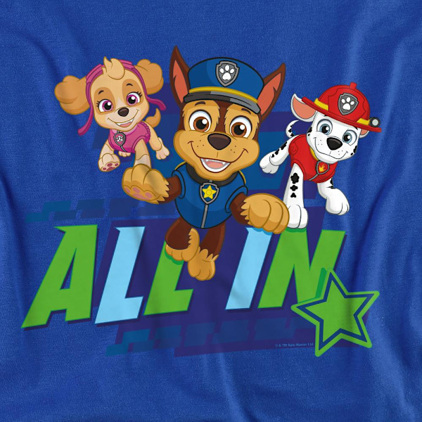 Paw Patrol Unisex Vuxen All In Sweatshirt XL Kungsblå Royal Blue XL