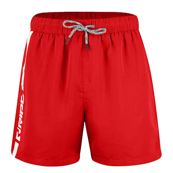 RIPT Essentials Herr Badbyxor L Röd/Vit Red/White L