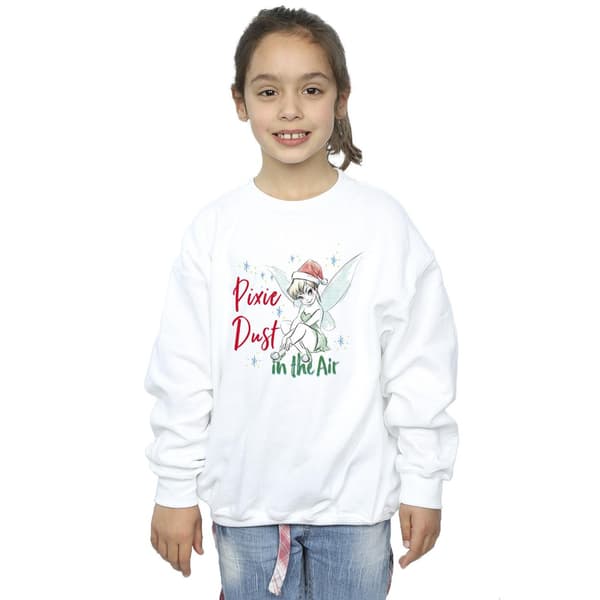 Disney Flickor Tingeling Pixie Dust Tröja 3-4 År Vit White 3-4 Years