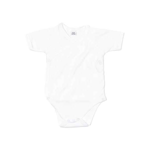 Babybugz Baby Organic Kimono Bodysuit 0-3 Månader Vit White 0-3 Months