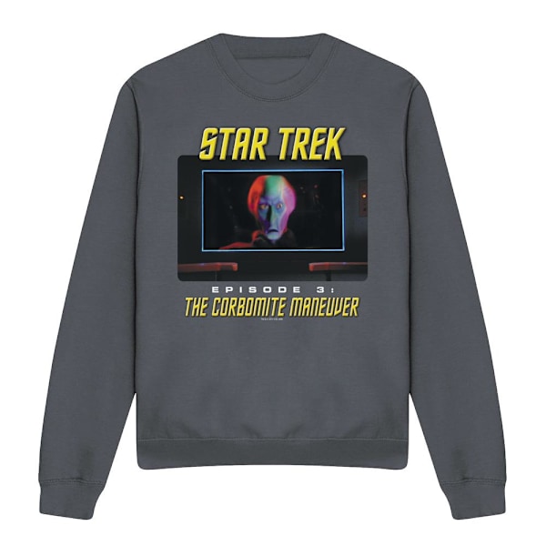 Star Trek Unisex Vuxen The Corbomite Maneuver Sweatshirt M Gråmelerad Charcoal M