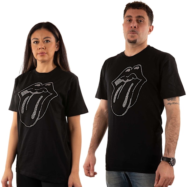 The Rolling Stones Unisex Adult Diamante T-Shirt M Svart Black M