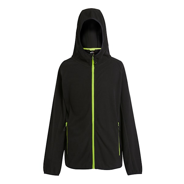 Regatta Professional Herr Full Zip Fleecejacka M Svart/Lime G Black/Lime Green M