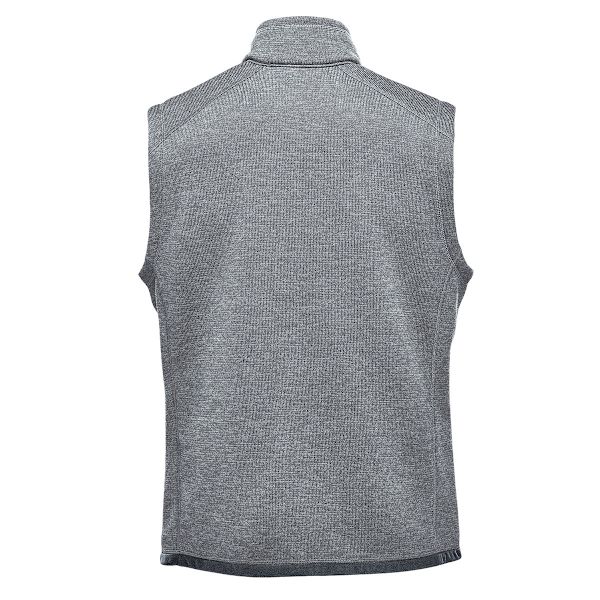 Stormtech Herr Avalante Knitted Heather Full Zip Gilet 4XL Gran Granite 4XL
