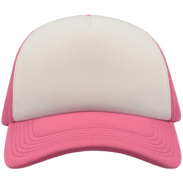 Atlantis Unisex Adult Rapper 5 Panel Trucker Cap One Size Fluor Fluorescent Fuchsia One Size
