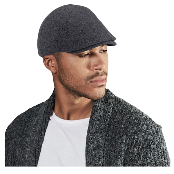Beechfield Unisex Vuxen Ivy Melton Ullmössa En Storlek Charcoal M Charcoal Marl One Size