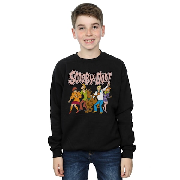 Scooby Doo Boys Classic Group Sweatshirt 5-6 år Svart Black 5-6 Years