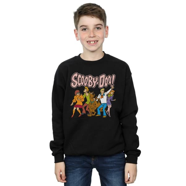 Scooby Doo Pojkar Klassisk Grupp Tröja 9-11 År Svart Black 9-11 Years