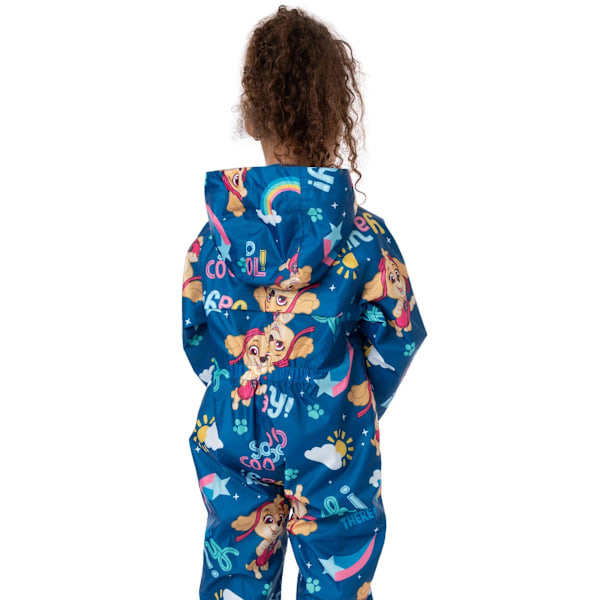 Paw Patrol Girls Skye Puddle Suit 2-3 År Blå Blue 2-3 Years