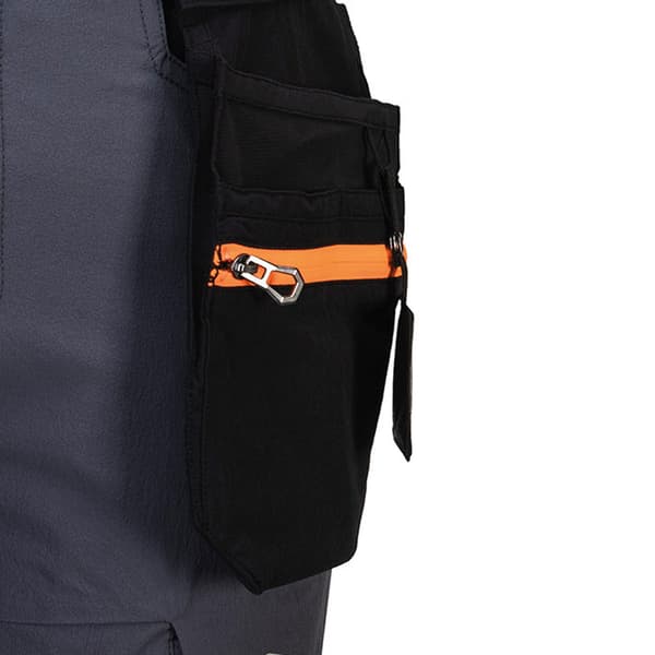 Portwest EV4 Arbets Shorts för Män 32R Grå Grey 32R