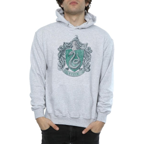 Harry Potter Herr Slytherin Bomullströja M Sports Grey Sports Grey M