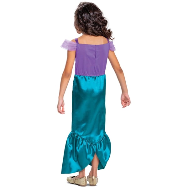 Den lilla sjöjungfrun flickor basic plus Ariel kostymklänning 4-6 år Purple/Red/Turquoise 4-6 Years