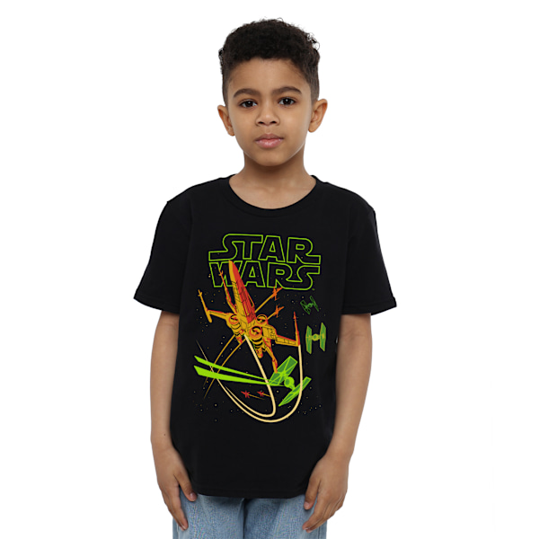 Star Wars Barn/Kids X-Wing T-shirt 12-13 År Svart Black 12-13 Years