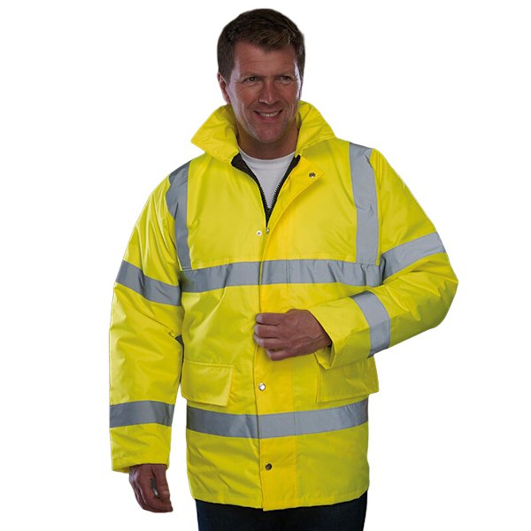 Yoko Hi-Vis vägsäkerhetsjacka för män (2-pack) XL Hi-Vis gul Hi-Vis Yellow XL