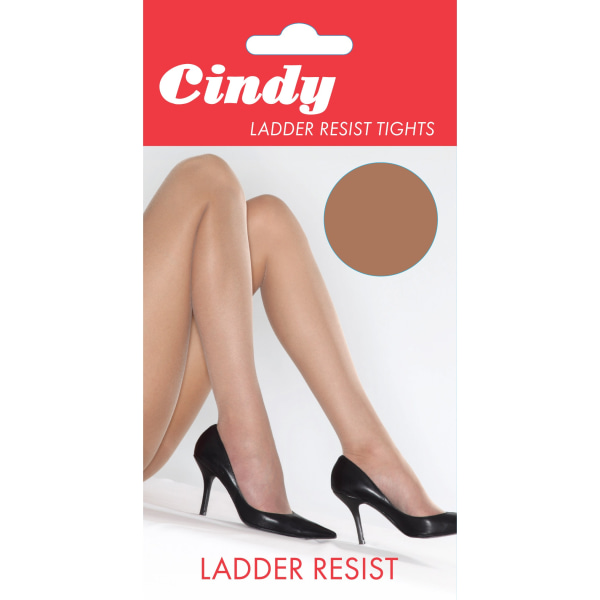 Cindy Ladder Resist Tights dam/dam (1 par) Large (5ft6”- American Tan Large (5ft6”-5ft10”)