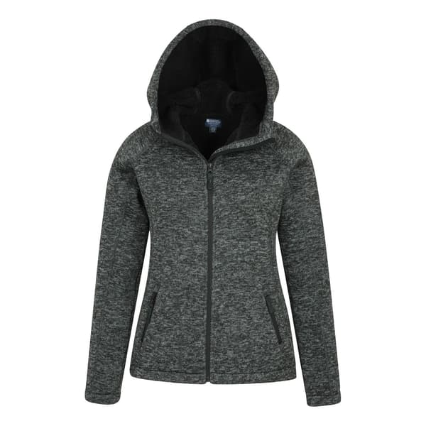 Mountain Warehouse Dam/Dam Nevis Heldragkedja med fuskpälsfoder Black 18 UK