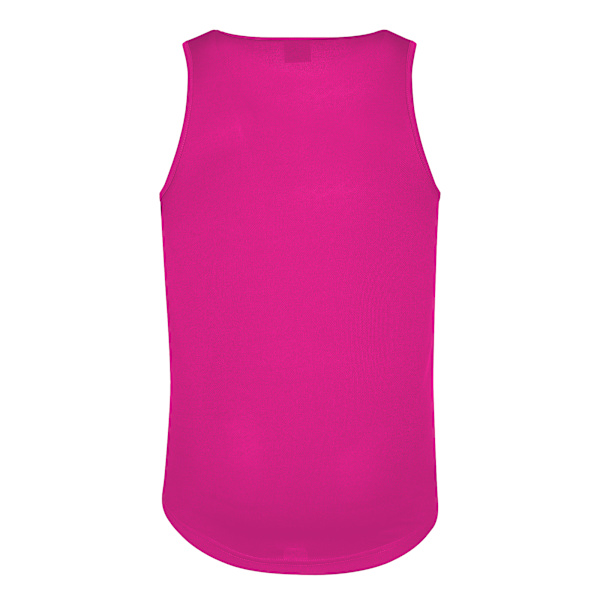 AWDis Just Cool Herr Sport Gym Enkel Tank Top / Linne S Electri Electric Pink S