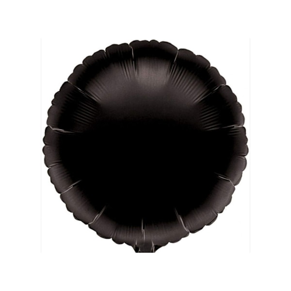 Realmax Rund Folieballong (10-pack) One Size Svart Black One Size