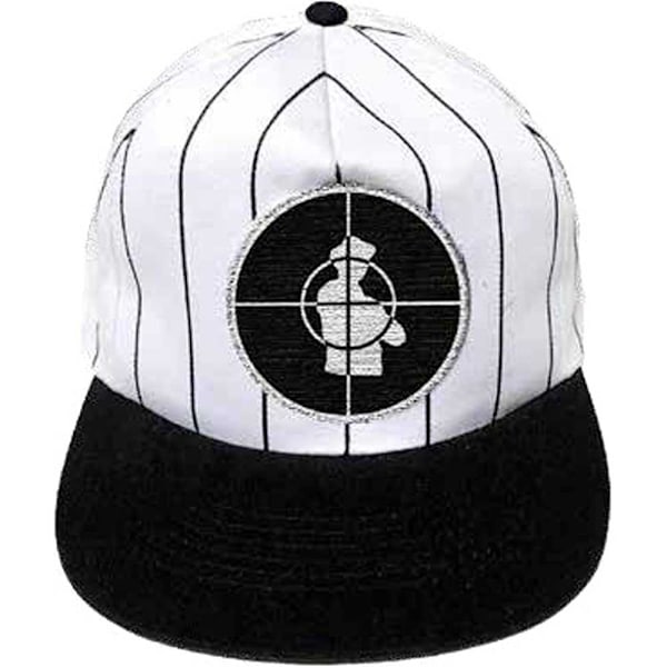 Public Enemy Unisex Vuxen Solid Target Baseball Cap En Storlek Bl Black/White One Size