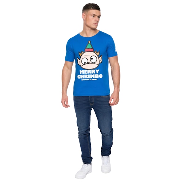 Xplicit Herr Drunk Elf Jul T-shirt L Deep Azure Deep Azure L