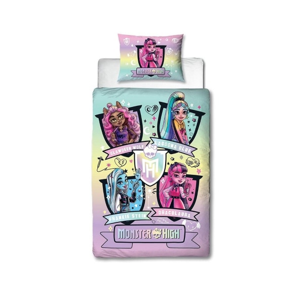 Monster High Fierce Gradient Cover Set Enkel Lila/Mult Purple/Multicoloured Single
