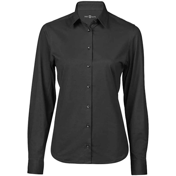 Tee Jays Dam/Kvinnor Stretch Långärmad Aktiv Skjorta M Svart Black M