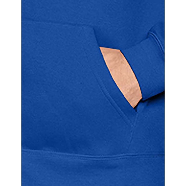 Fruit Of The Loom Premium 70/30 Huvtröja med Dragkedja för Herr / Royal Blue S