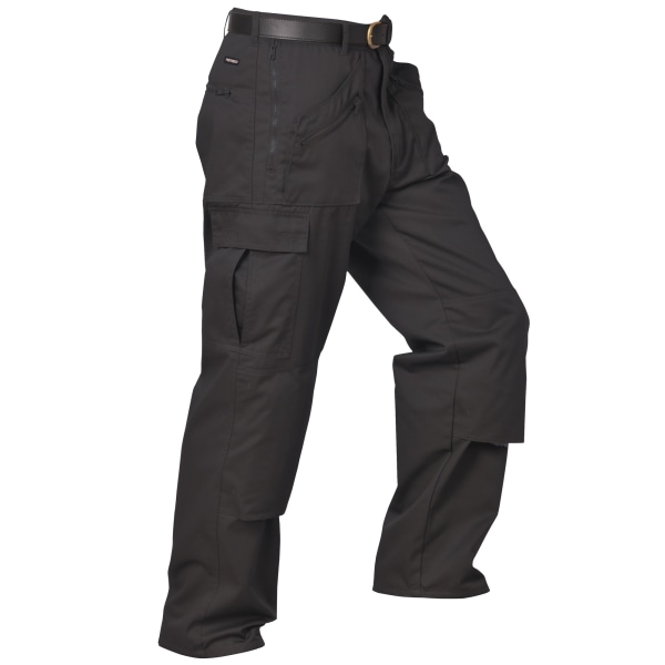 Portwest Herr Action Workwear Byxor (S887) / Byxor 32 x långa Black 32 x Long