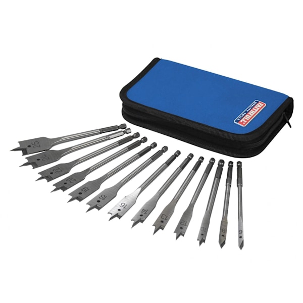 Faithfull Plattborrar 13 Delars Set Flerfärgad Multi Colour 13 Piece Set