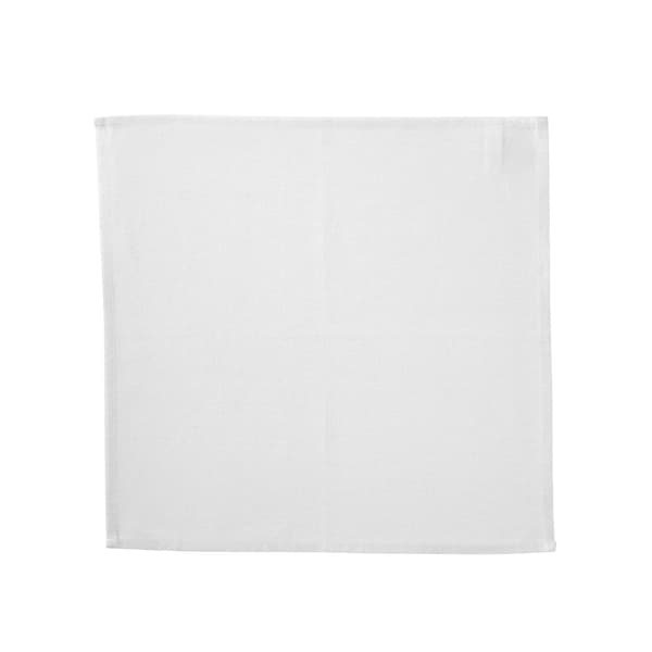 Nutshell Ekologisk Bomull Enfärgad Servett En Storlek Vit White One Size