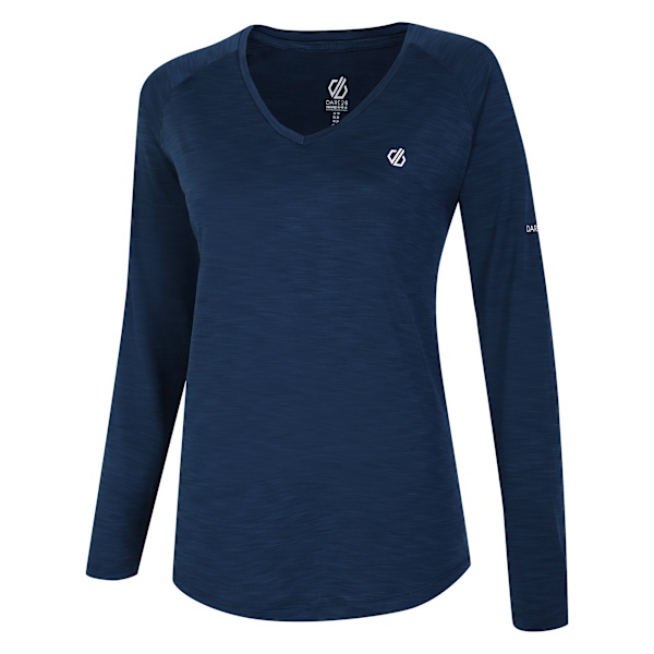 Dare 2B Dam/Dam Discern Långärmad T-shirt 10 UK Moonlig Moonlight Denim 10 UK