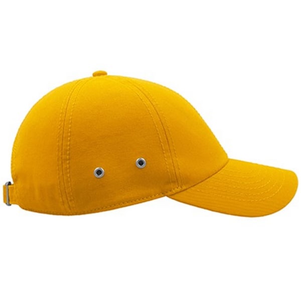 Atlantis Action 6 Panel Chino Baseball Cap One Size Gul Yellow One Size