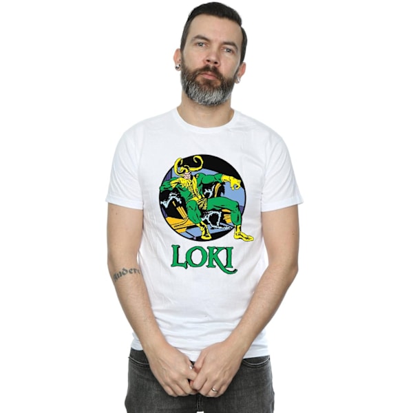 Marvel Herr Loki Throne T-shirt M Vit White M