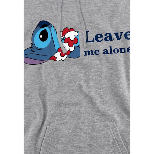 Lilo & Stitch Herr Leave Me Alone Hoodie XXL Sport Heather Sport Heather XXL