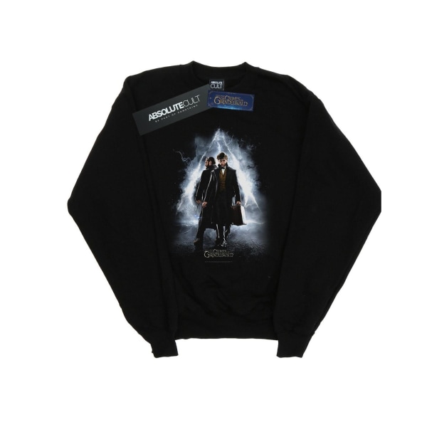 Fantastic Beasts Mens Newt And Dumbledore Poster Sweatshirt M B Black M