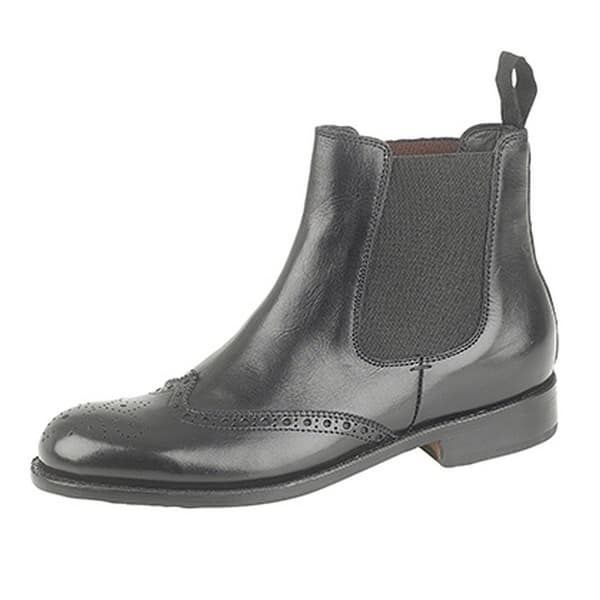 Kensington Classics Herr Premium Argentinsk Helt Läder Wing C Black 9 UK