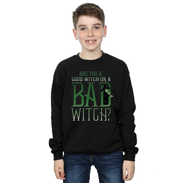 Trollkarlen från Oz Pojkar God Häxa Ond Häxa Sweatshirt 5-6 År Black 5-6 Years