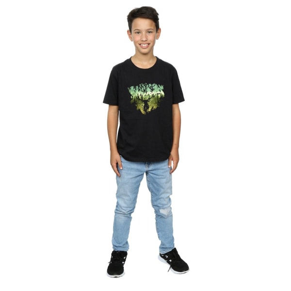 Harry Potter Boys Magical Forest T-Shirt 5-6 Years Black Black 5-6 Years