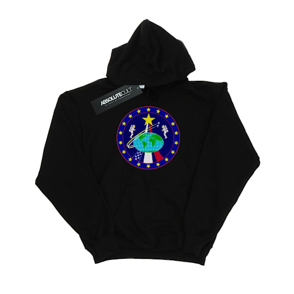 NASA Dam/Kvinnor Klassisk Globe Astronauts Hoodie XXL Svart Black XXL