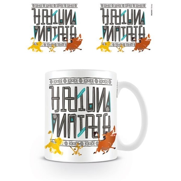 The Lion King Hakuna Matata Mugg En Storlek Vit/Gul/Orange White/Yellow/Orange One Size