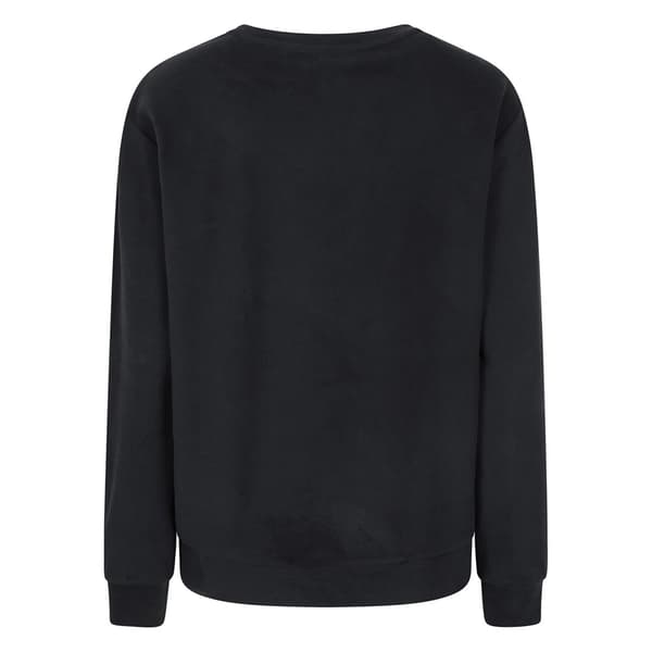 Mountain Warehouse Dam/Dam Strath Melange Supersoft Sweatshirt Black 18 UK