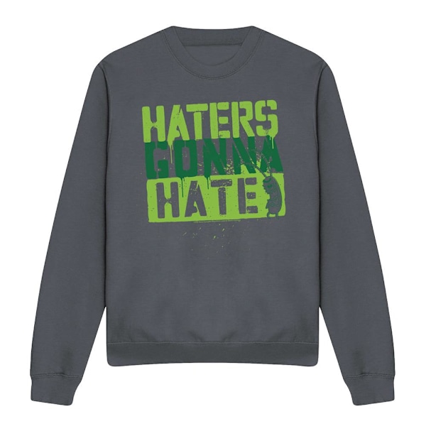SvampBob Fyrkant Unisex Vuxen Haters Gonna Hate Sweatshirt Charcoal M